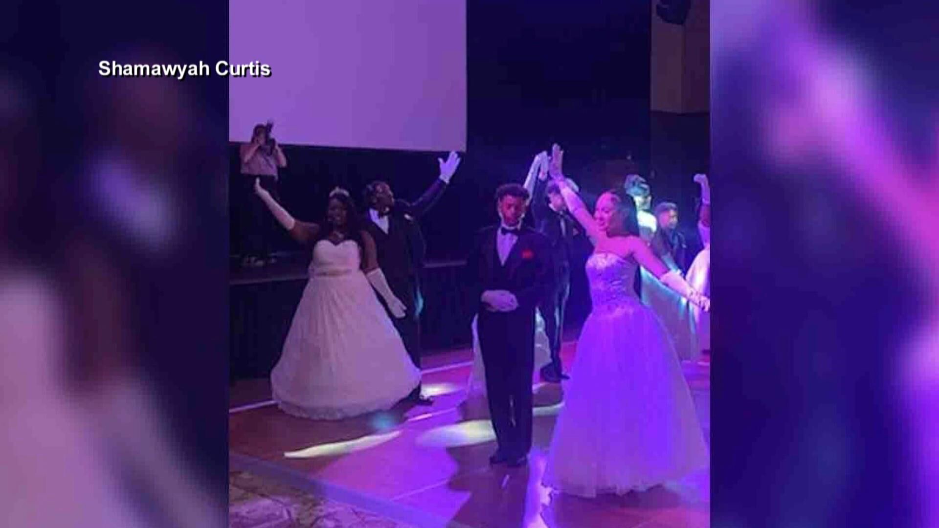 Students dance at August Ball